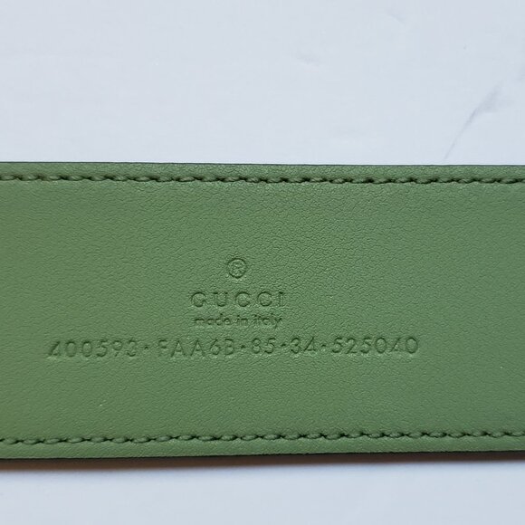 NWT Gucci GG Marmont GG print wide belt - size 85-34 - Picture 7 of 7